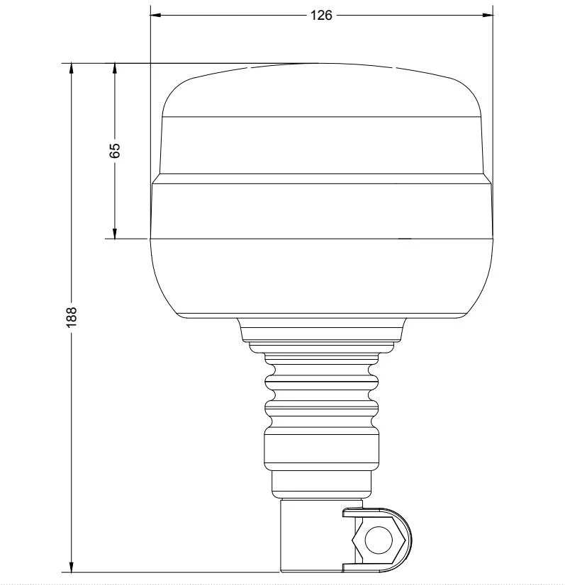Confezione multipla di segnalatori LED Torlok Flexi-DIN / Confezione da 10 pezzi