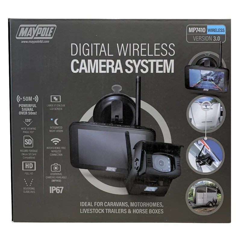 Kit telecamera di retromarcia digitale wireless Maypole versione 3.0 / MP7410