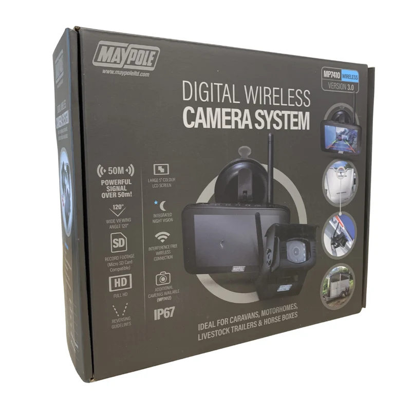 Kit telecamera di retromarcia digitale wireless Maypole versione 3.0 / MP7410