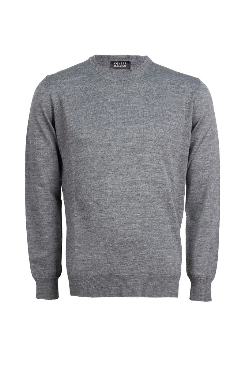 Pullover girocollo in mistolana