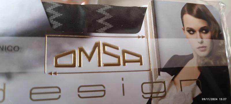 Collant moda OMSA Design Fashion - Shape, marrone carnico fantasia, taglia 5 - Maxi. 20 Den. 60g. €5,00