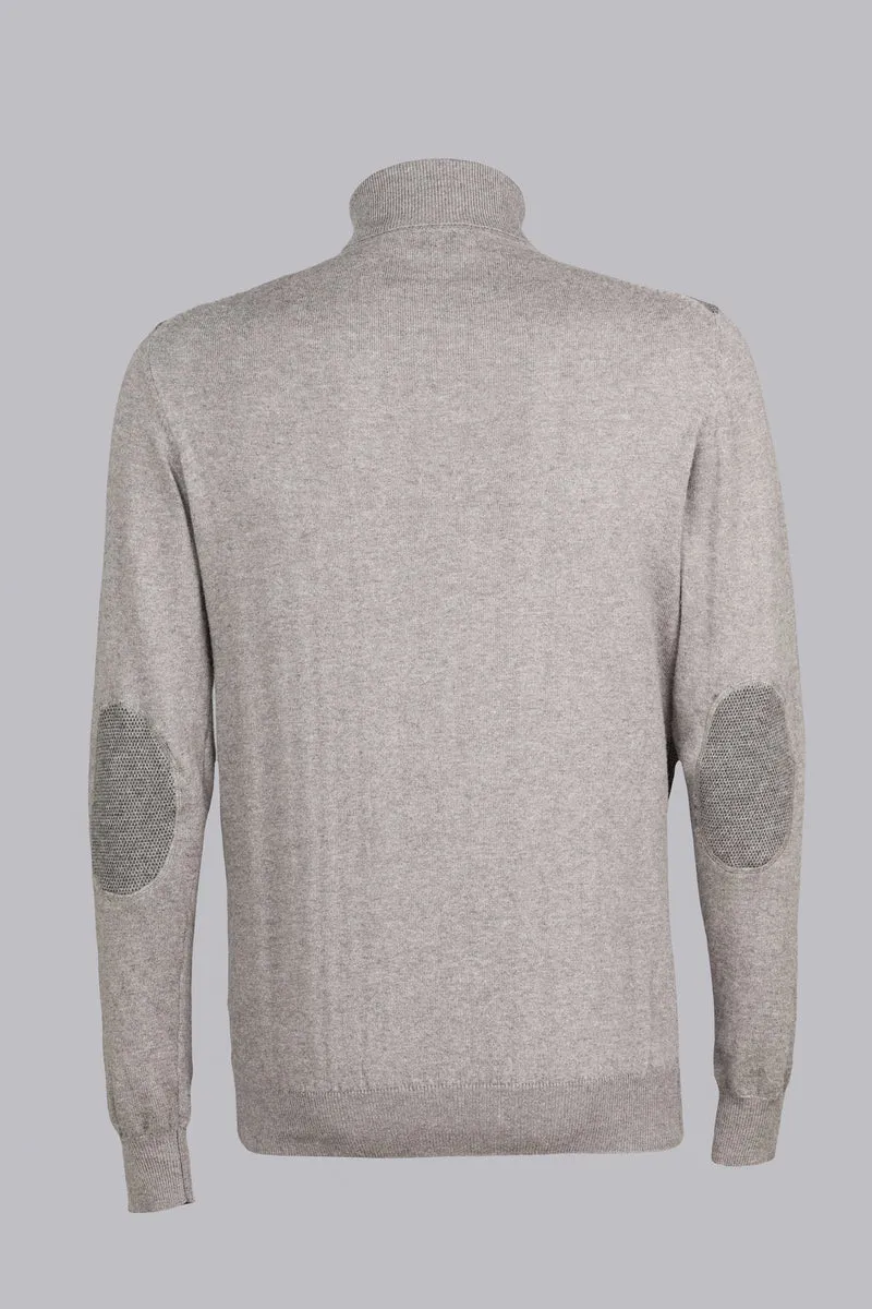 Maglione grigio a due toni
