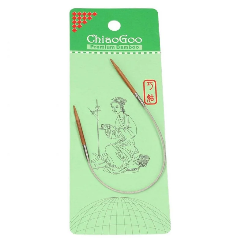 ChiaoGoo Ferri circolari in bambù da 40 cm