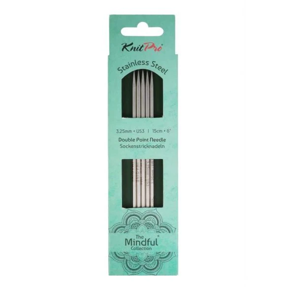 Ferri a doppia punta KnitPro Mindful 15 cm