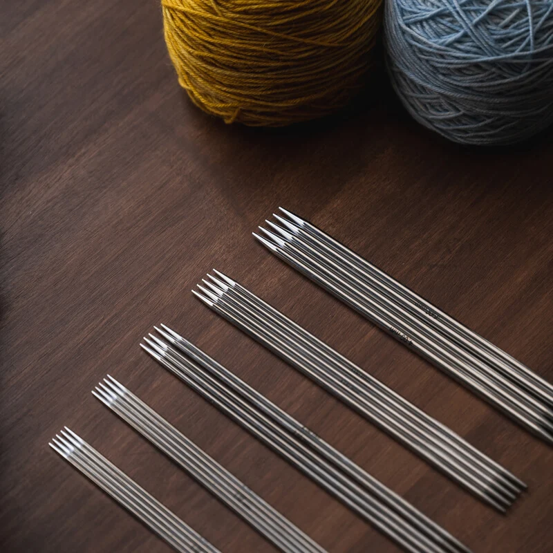 knit pro nova set in metallo DP 15 cm
