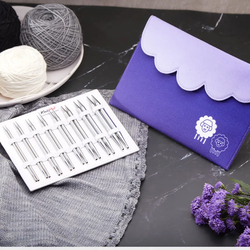 knit pro nova set deluxe in metallo