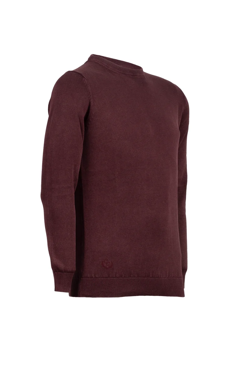 Pullover girocollo uomo tinta unita