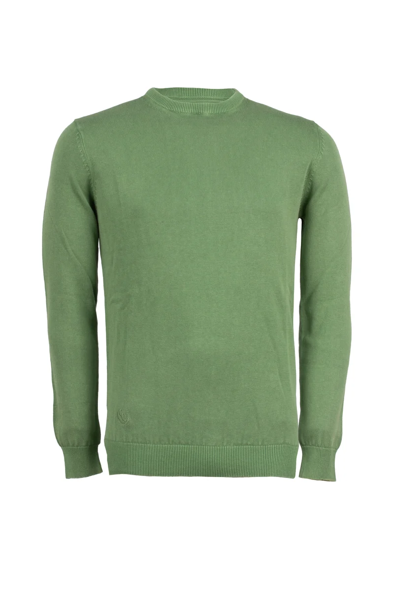 Pullover girocollo uomo tinta unita