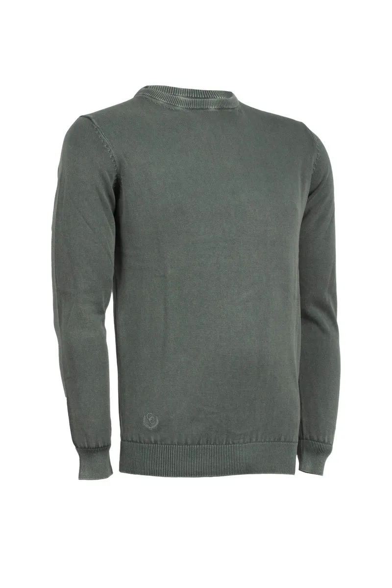 Pullover girocollo uomo tinta unita
