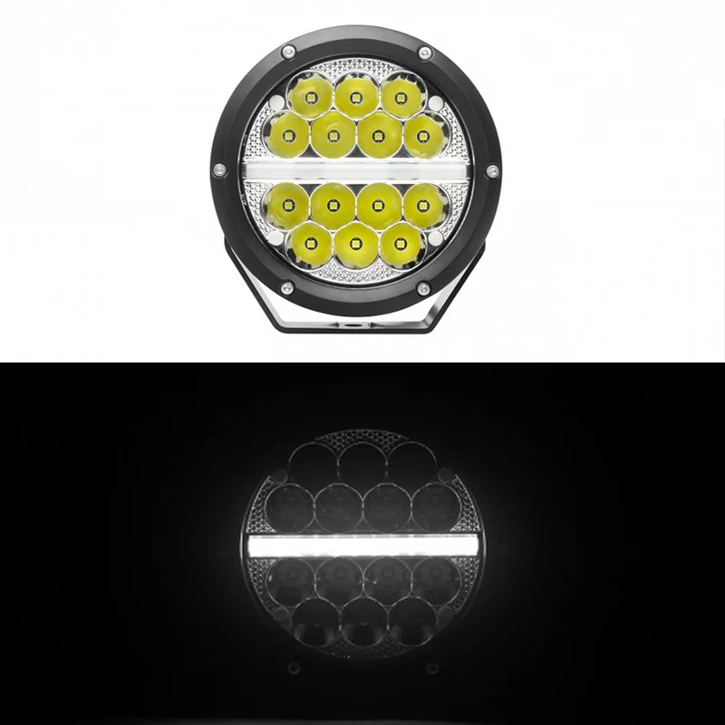 Faretti a LED con striscia luminosa di posizione / 7"