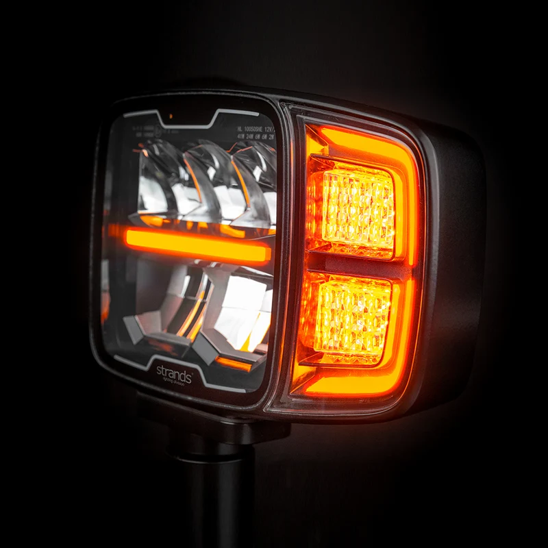 Lampada a LED Strands HI-LO con abbagliante, anabbagliante e indicatore