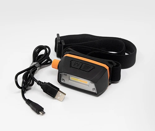 Torcia frontale a LED ricaricabile Maypole con sensore di movimento / 300 lumen