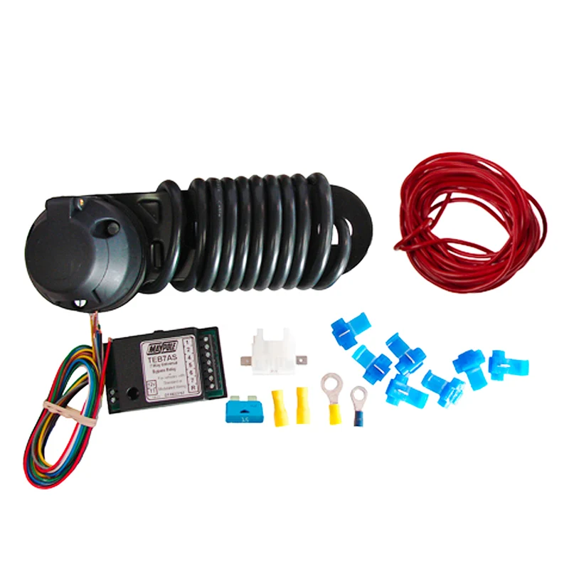 Maypole Kit di cablaggio a 7 pin con relè di bypass / 1.5 metri