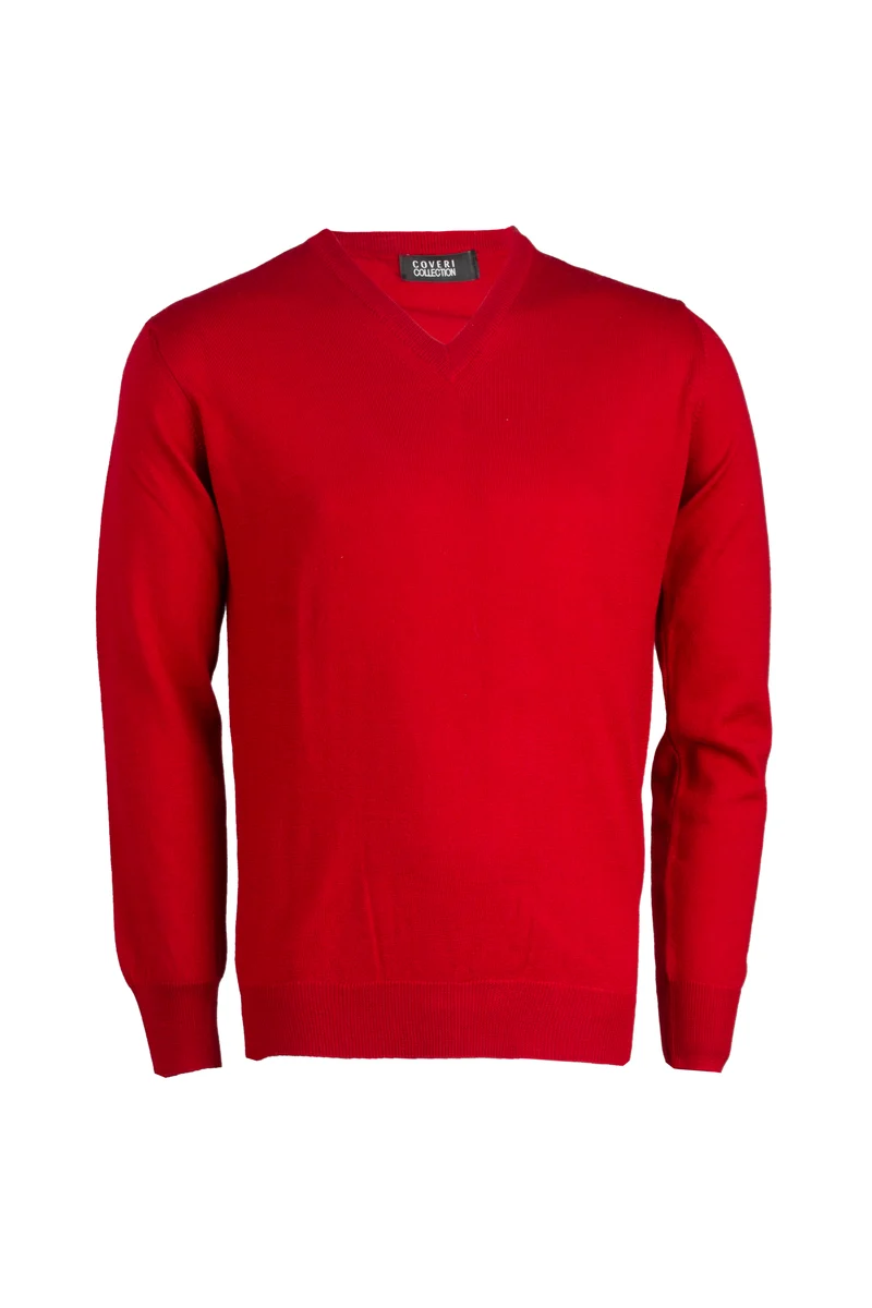 Pullover Made in Italy scollo a V