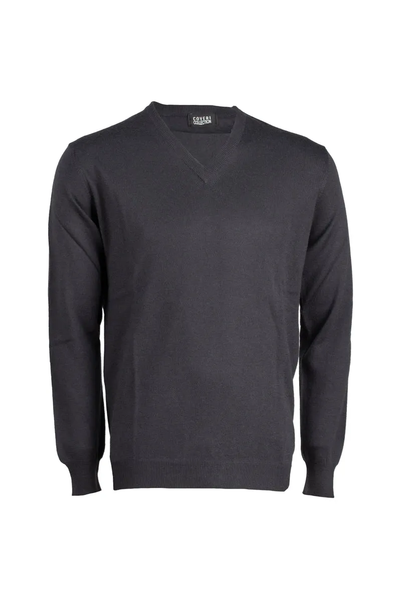 Pullover Made in Italy scollo a V
