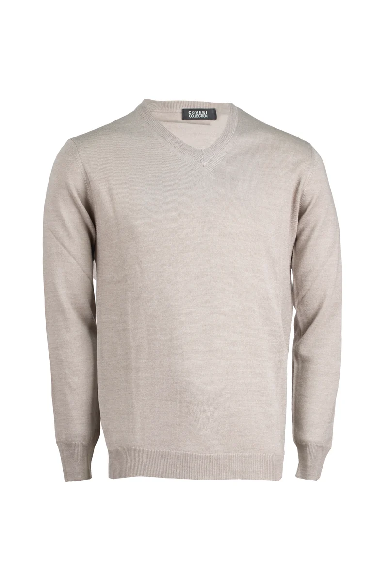 Pullover Made in Italy scollo a V
