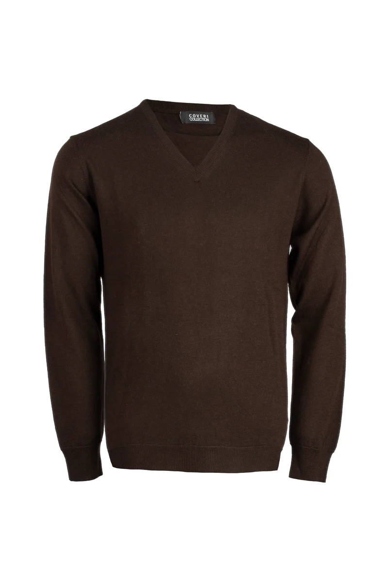 Pullover Made in Italy scollo a V