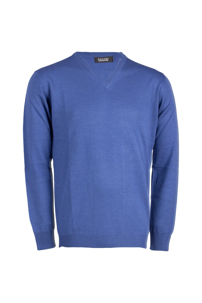 Pullover Made in Italy scollo a V