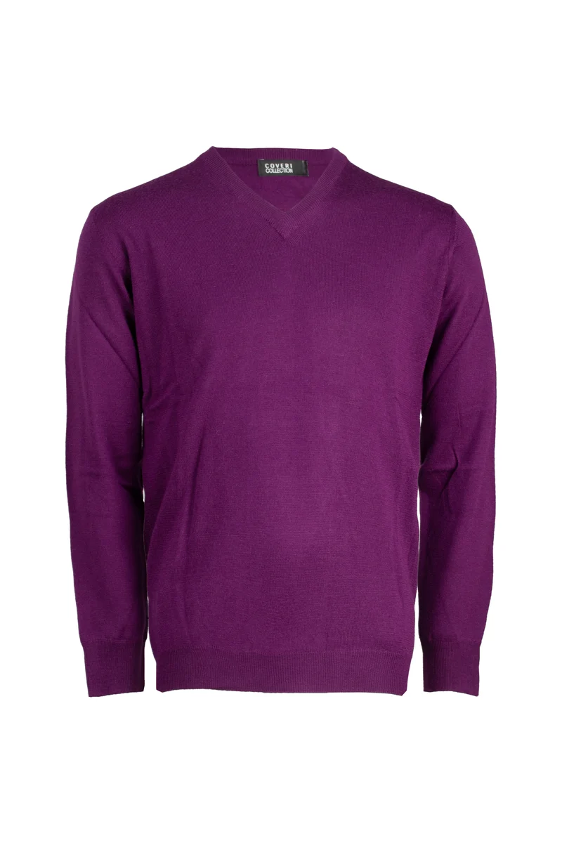 Pullover Made in Italy scollo a V