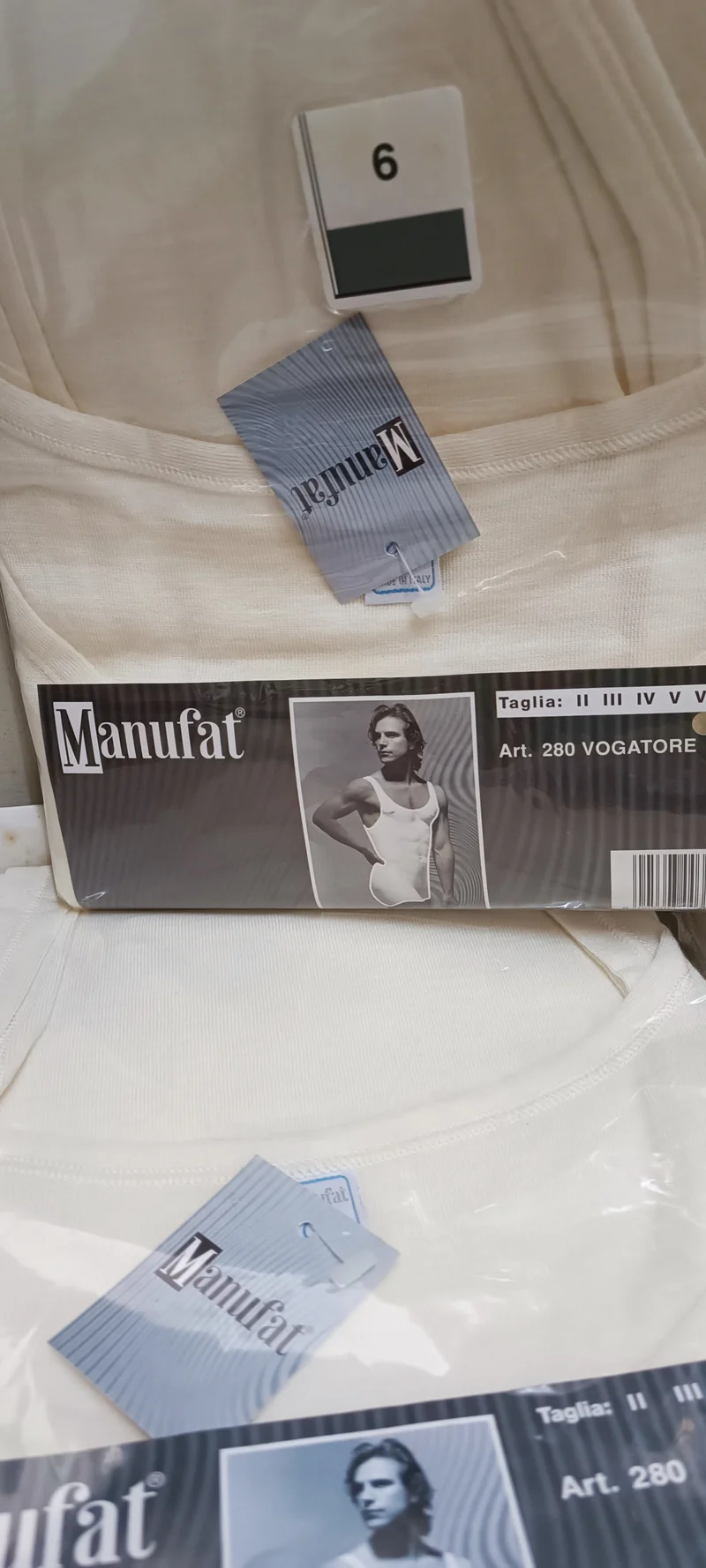 Vogatore uomo Manufat, lana 85%. 150 g.