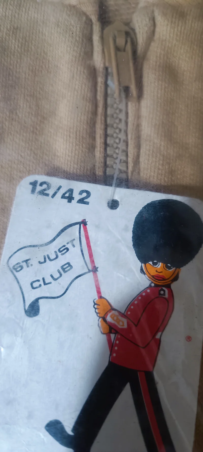 Giubbino in puro cotone San Joust Club dalla taglia 2 alla 12. 400g.