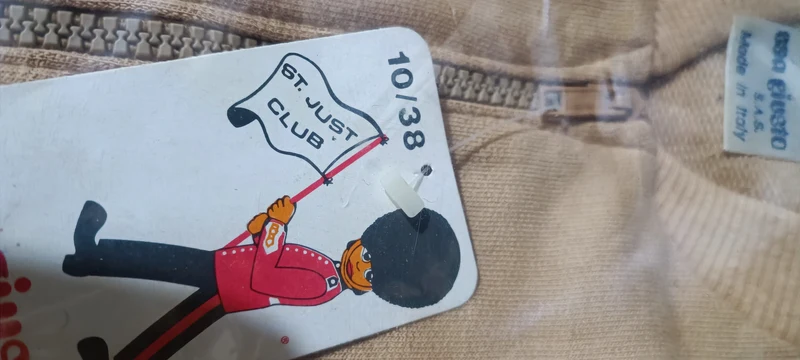 Giubbino in puro cotone San Joust Club dalla taglia 2 alla 12. 400g.