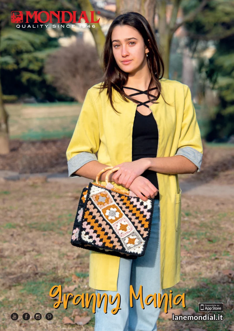 Schema all'uncinetto "Bolso Granny Mania"
