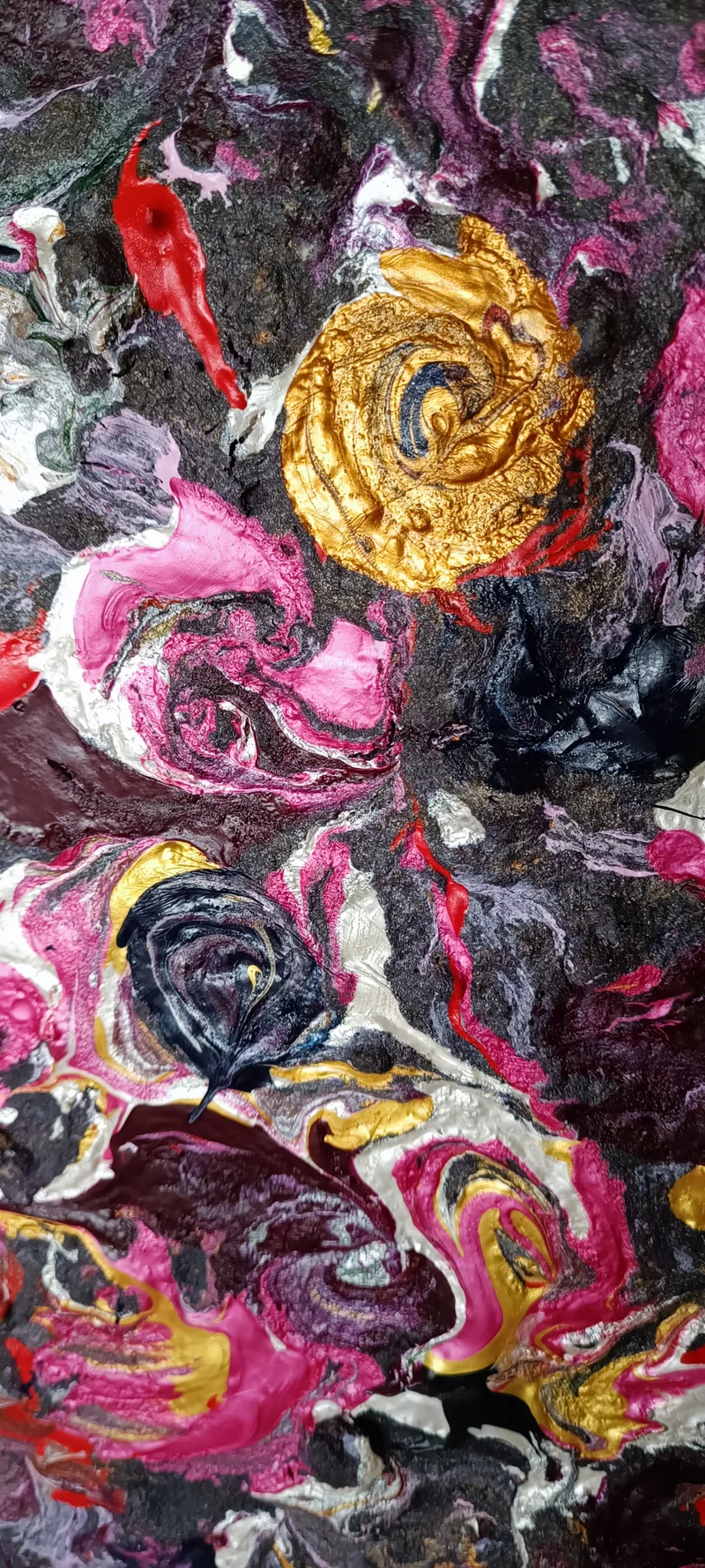 Cromie d'Autore. Dipinti in tecnica mista con acrilici su tela 40cm x 50cm. Artista Vittorina Castellano. 600g.