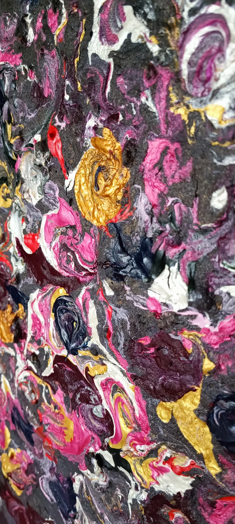 Cromie d'Autore. Dipinti in tecnica mista con acrilici su tela 40cm x 50cm. Artista Vittorina Castellano. 600g.