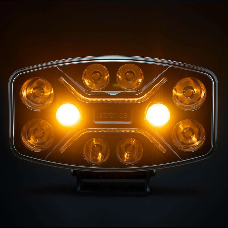 Strands Dark Knight Insane Driving Lamp con luci stroboscopiche di avvertimento di pericolo