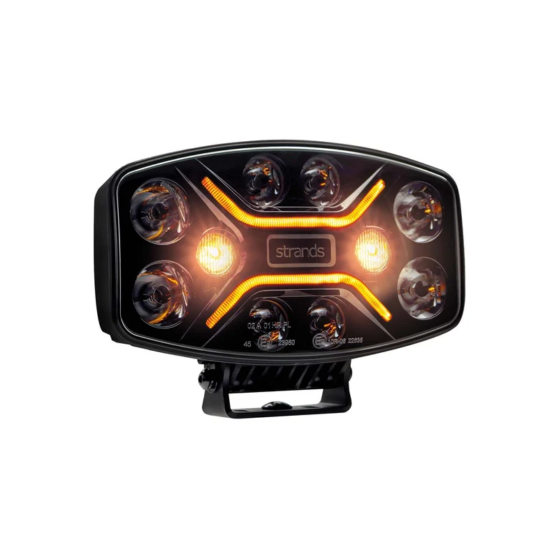 Strands Dark Knight Insane Driving Lamp con luci stroboscopiche di avvertimento di pericolo