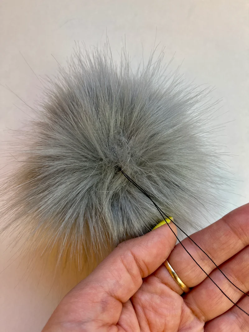 Pompon (eco) grigio