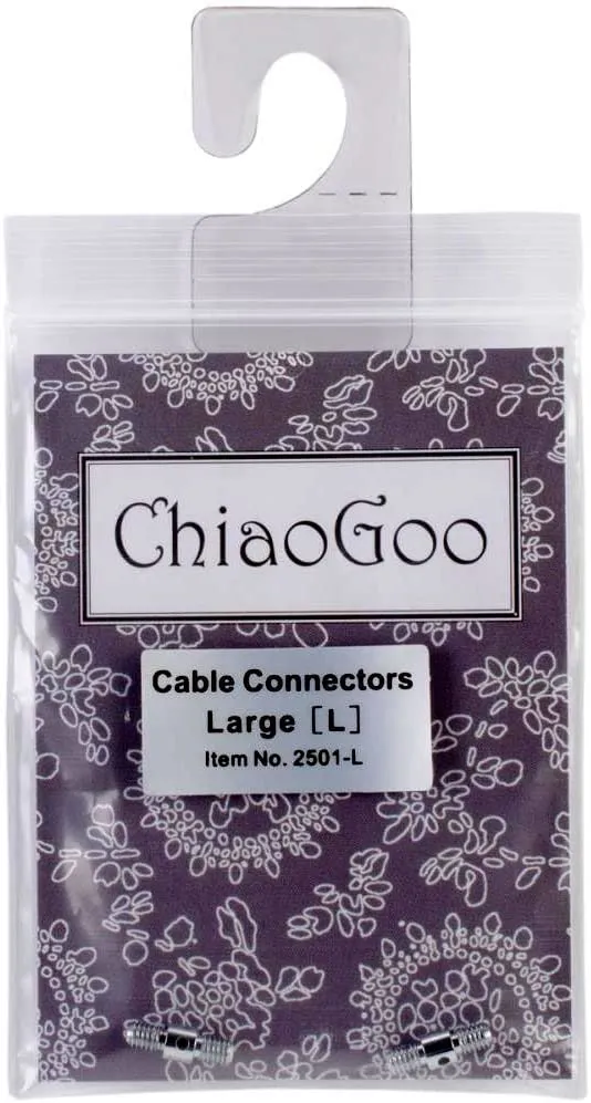 ChiaoGoo Connettori per cavi per spin o twist intercambiabili set S o L