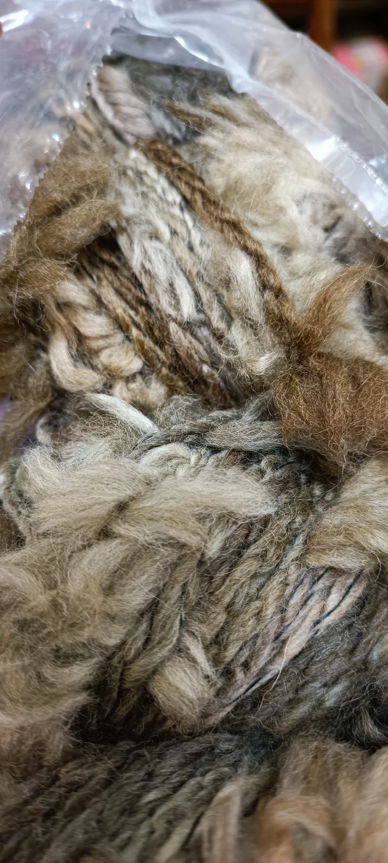 Misto lana fantasia pelliccia Kansas Gatto. 1 kg.