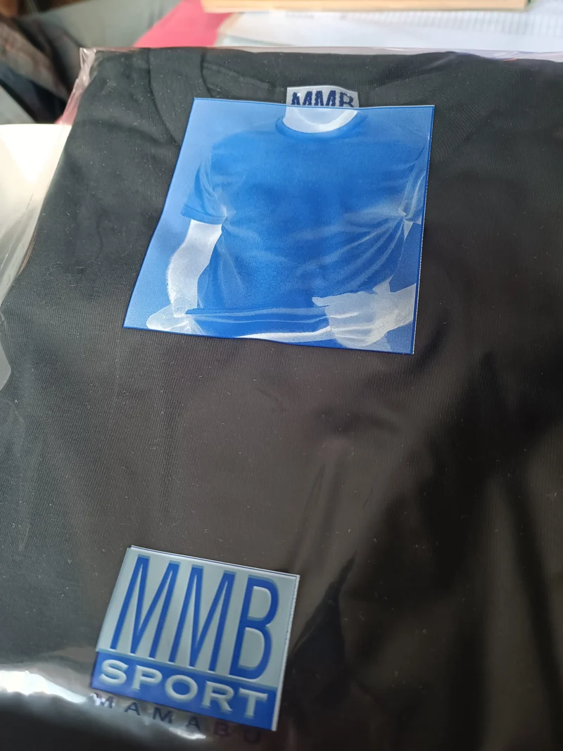 Corpo uomo MMB, cotone a mezza manica , colore nero (articolo 195). 200g.