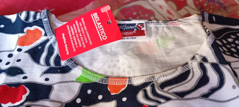 Sei body by Baby Cresci da ragazza dalla 5° alla 8° misura, fantasie in foto. 600g.