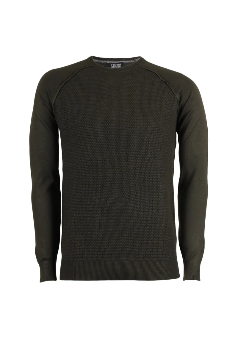 Pullover uomo punto riso