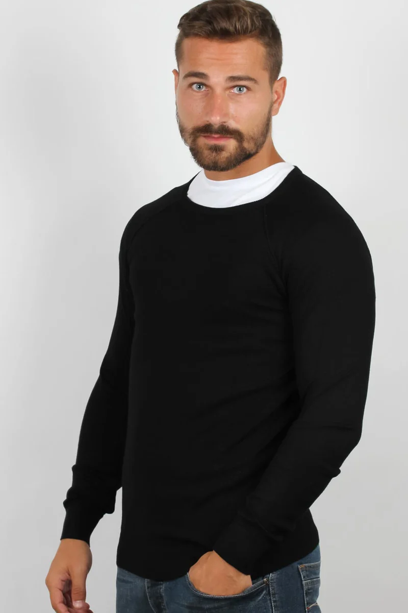 Pullover uomo manica Reglan