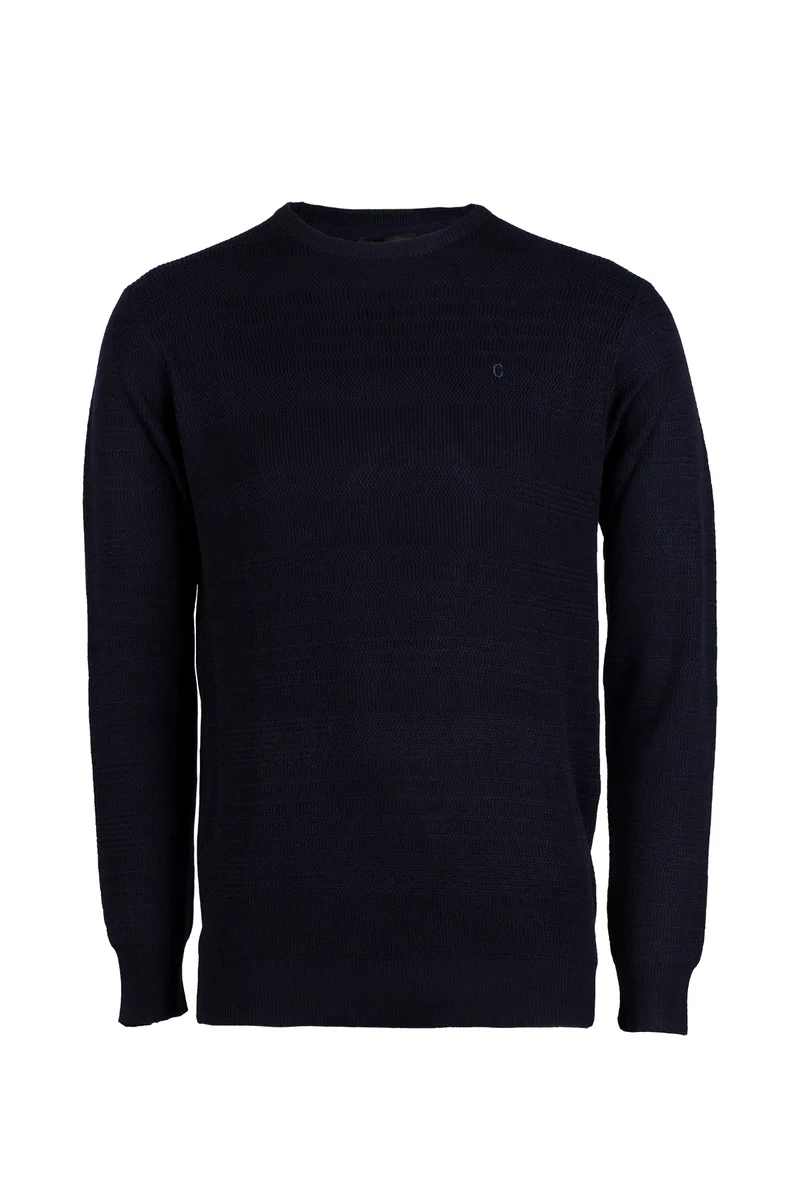 Pullover girocollo tinta unita