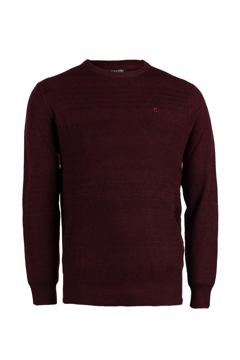 Pullover girocollo tinta unita