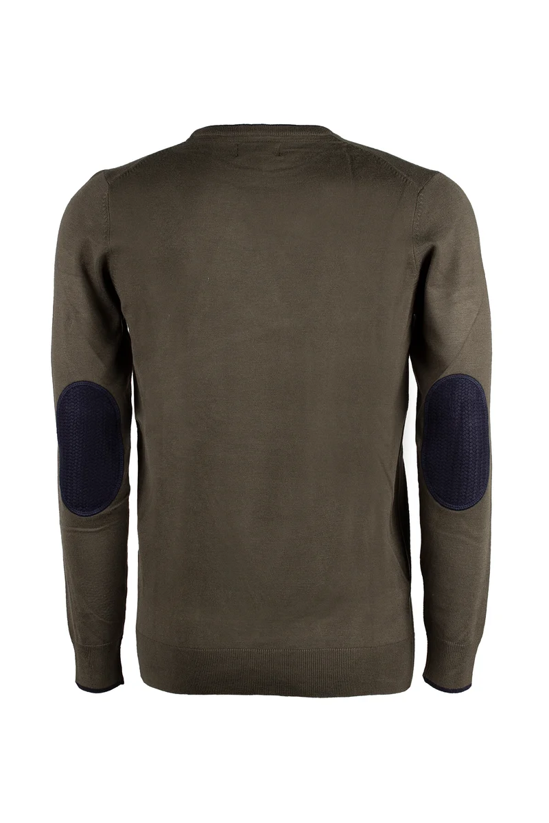 Pullover uomo con toppe