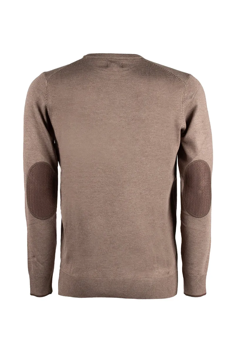 Pullover uomo con toppe