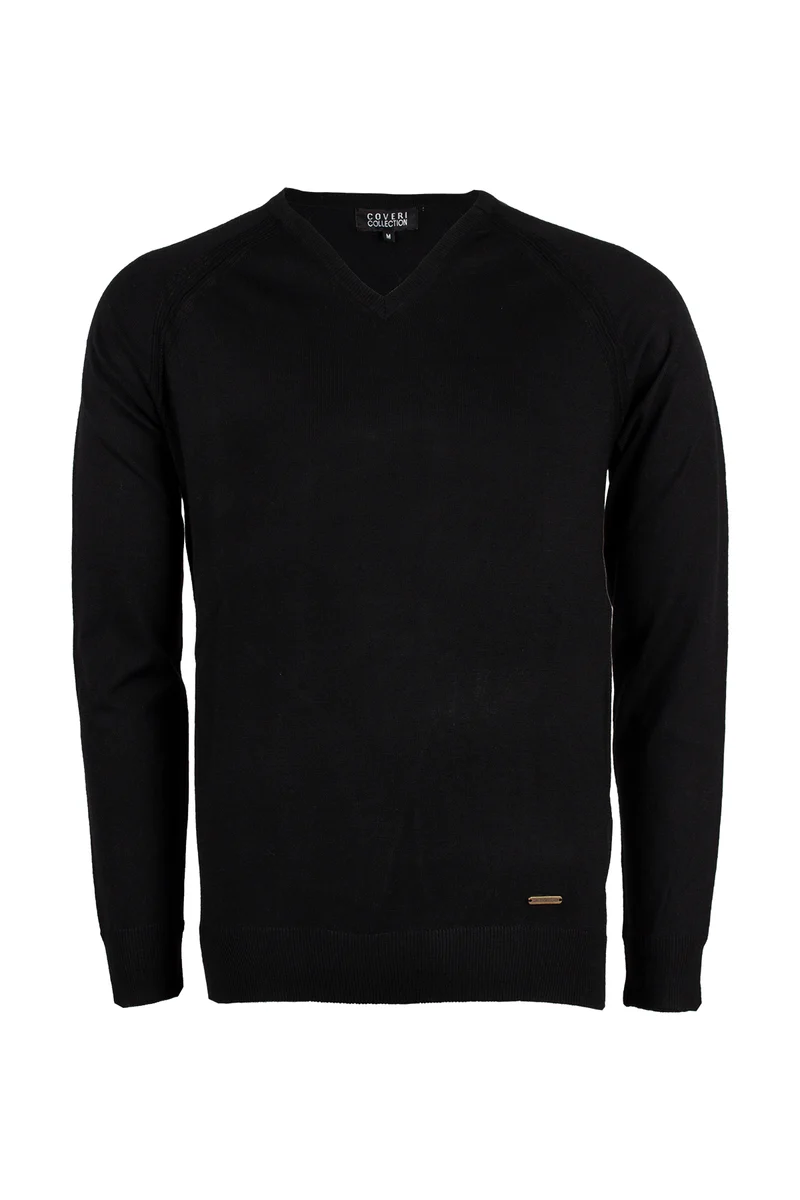 Pullover scollo a V uomo