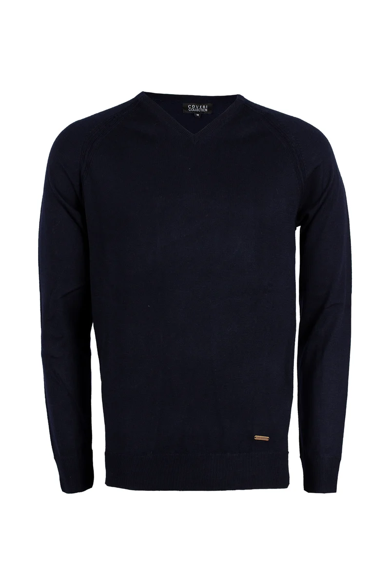 Pullover scollo a V uomo