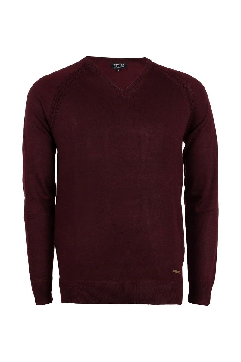 Pullover scollo a V uomo
