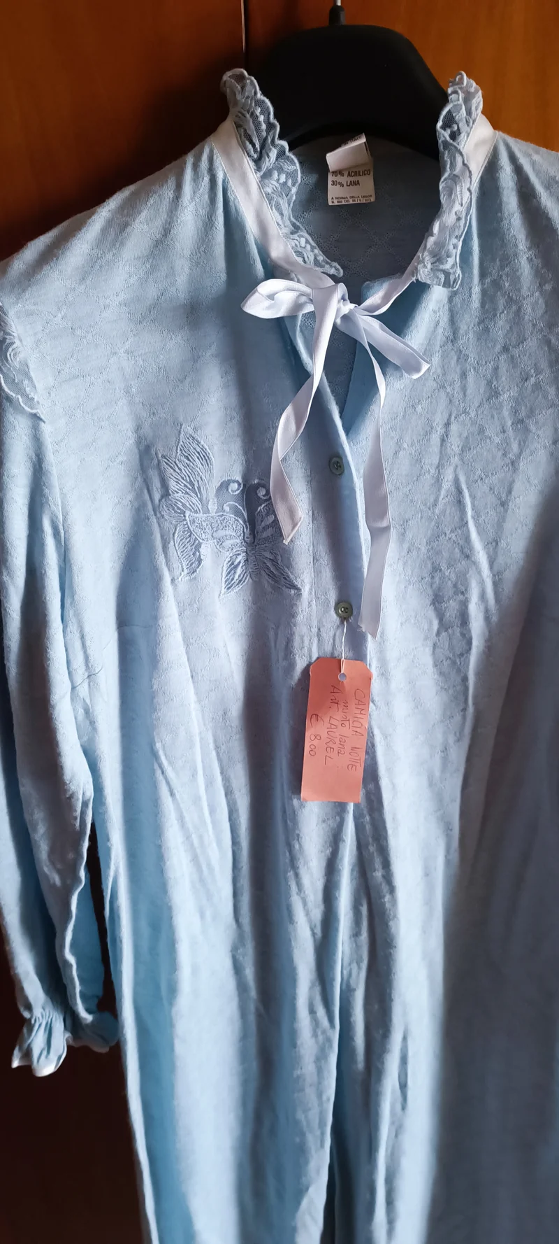 Camicia da notte misto lana Doreal., Taglia 44.