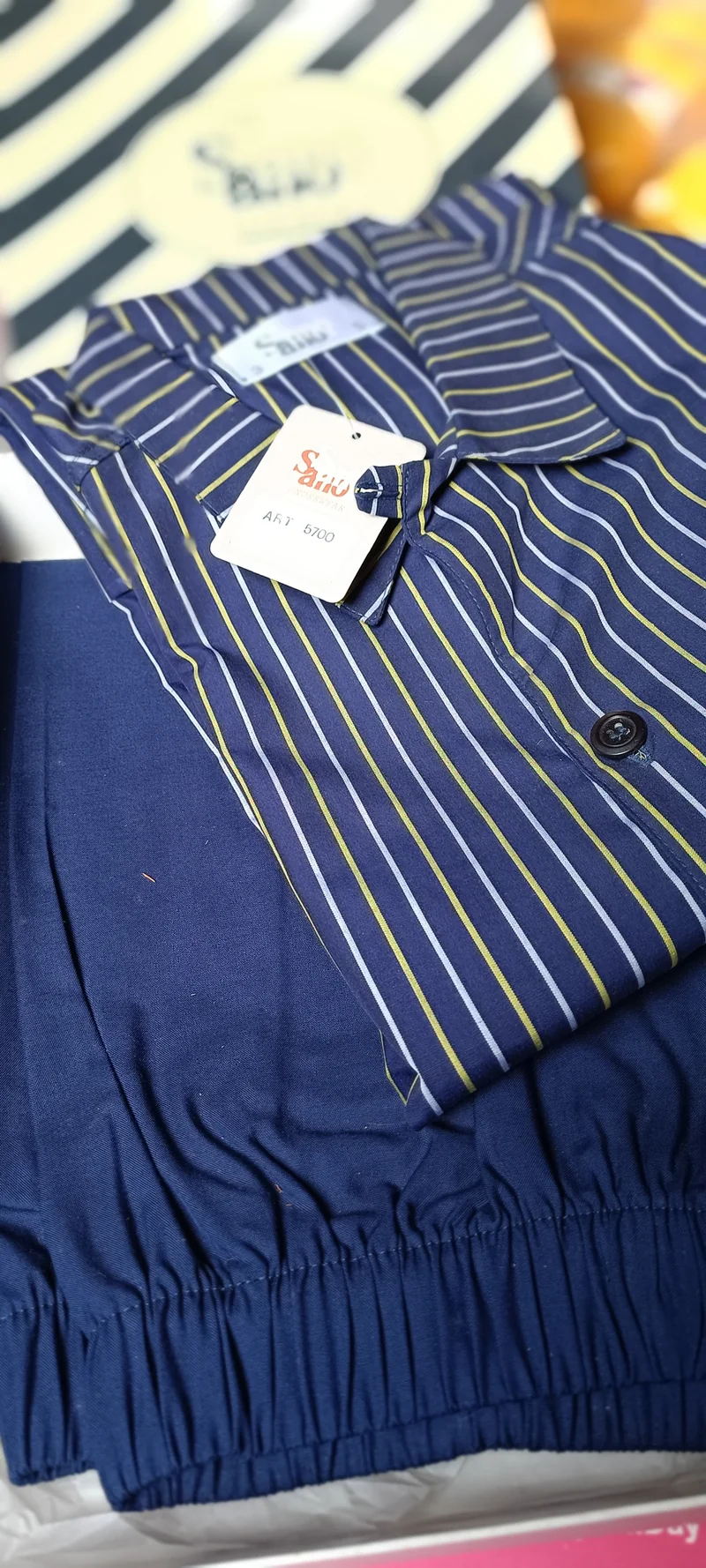 Pigiama uomo Samo, manica lunga, misura 3. 500g.