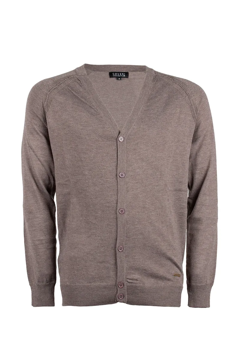 Cardigan maniche Raglan uomo