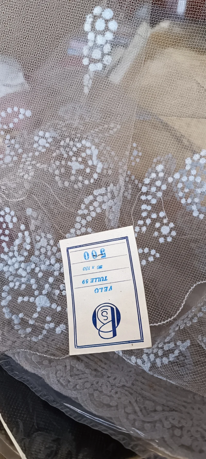 Sciarpa vintage 50 x150. Velo tulle. 50g.