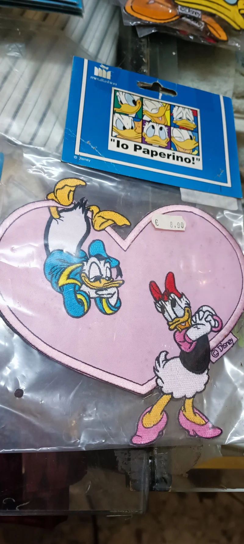 Termo adesivo Paperino e Paperina. 100g.
